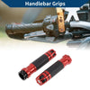 Motorcycle 23 x 23 mm Hand Grips Cover Aluminum Alloy Handlebar Grips Red