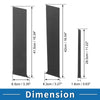Mitsubishi Lancer 6pcs Door Pillar Window Trim (2008-2017)