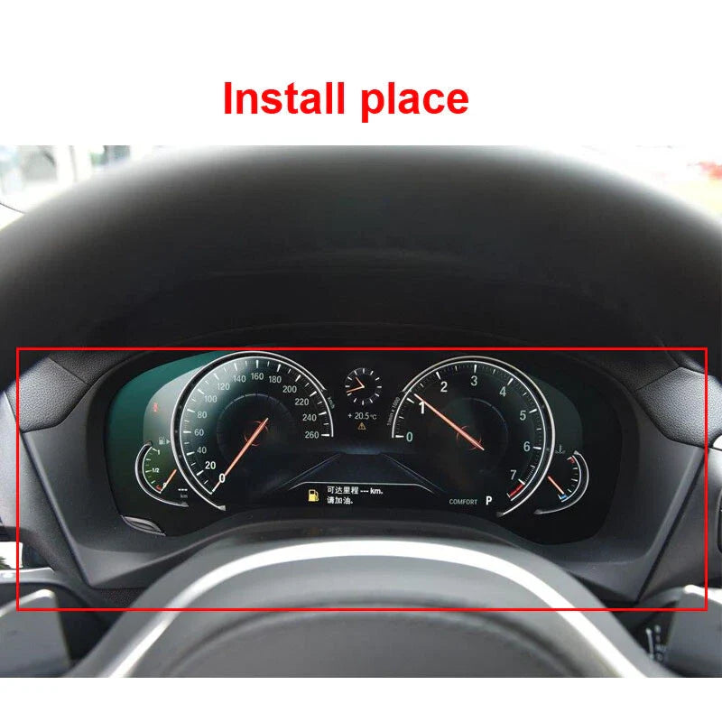 BMW X3 2018-2019 Carbon Style Part Speedmeter Dashboard Panel Cover Trim Fit