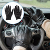 Motorcycle Gloves Breathable Full Finger Sheepskin Outdoor Gloves Brown 1 Pair