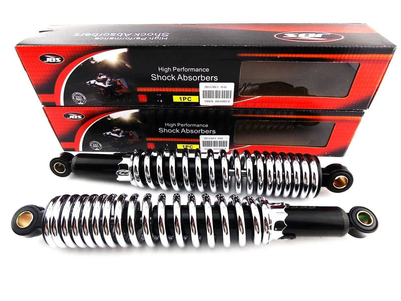 Kawasaki EN454 LTD 330mm JBS Black/Chrome Rear Shock Absorbers