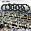 Make Model Oil Seal 65x90x10mm NBR Rubber Rotary Shaft Seal 5 Pcs