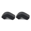 Jeep Wrangler JK JL JT Black Front Bumper Tow Hook Cover (2007-2023)
