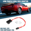 Cars 25A Blade Style Fuses Mini Fuse Adapter Tap