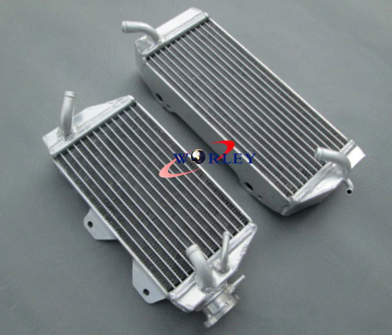 Kawasaki KX450F KXF450 Aluminum Radiator & Blue Hose (2006-2008)