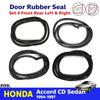 Door Rubber Seal Weahterstrip Set 4 L+R Fits Honda Accord CD 4D SED 1994-97 D05
