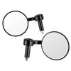 22mm Handlebars 4" Black Handlebar End Mirrors (2023)
