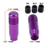 Car Aluminum Purple Manual Gear Stick Shift Knob