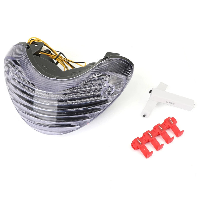 Suzuki SV650 TL1000S TL1000R Clear Taillight Integrated Turn Signals (1999-2002)