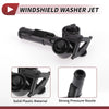 Volvo XC90 (2003-2006) 1 x Black Front Headlight Washer Nozzle