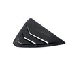 Mazda CX-5 Matte Black Rear Side Window Shutters Louvers Trim (2017–2021)