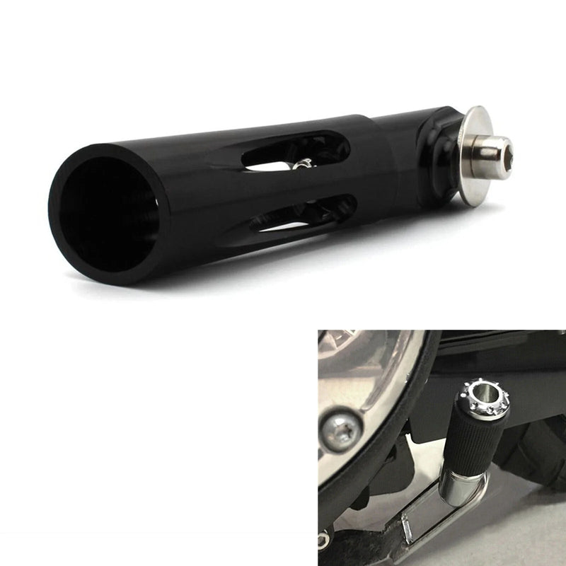 Harley Dyna Wide Glide 1x Black Jiffy Stand Kickstand Extension (1991-2017)
