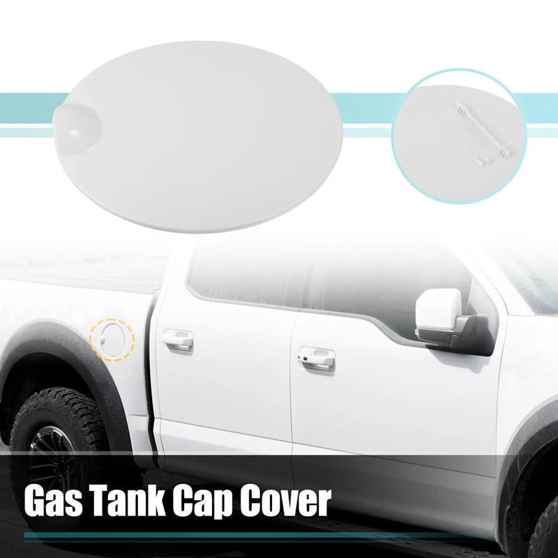 Ford F-150 (2009-2014) White Fuel Gas Tank Door Filler Cover