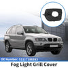 BMW X6 (2008-2014) Black 1 Pc Front Left Fog Light Grill