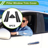 Chevrolet Optra 6 Pcs Black Pillar Window Trim (2004-2009)