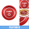Honda Accord 2018-2022 Aluminum Red Ignition Button Sticker