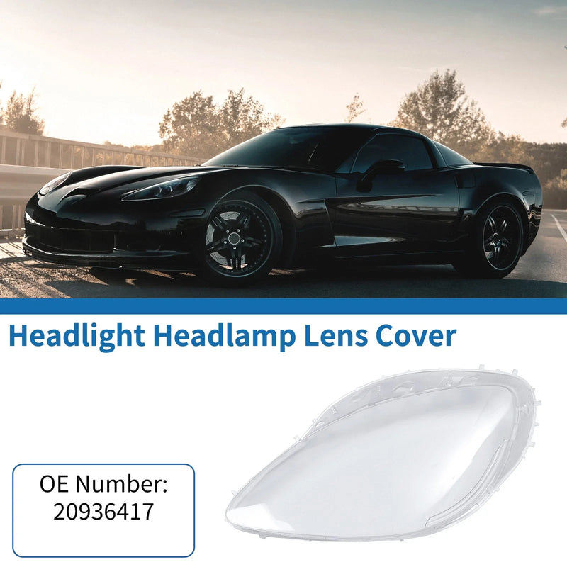 Chevy Corvette C6 (2005-2013) Clear 1x Front Left Headlight Lens Cover