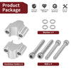 Honda Yamaha Suzuki Handlebar Risers 7/8 Silvery 30mm