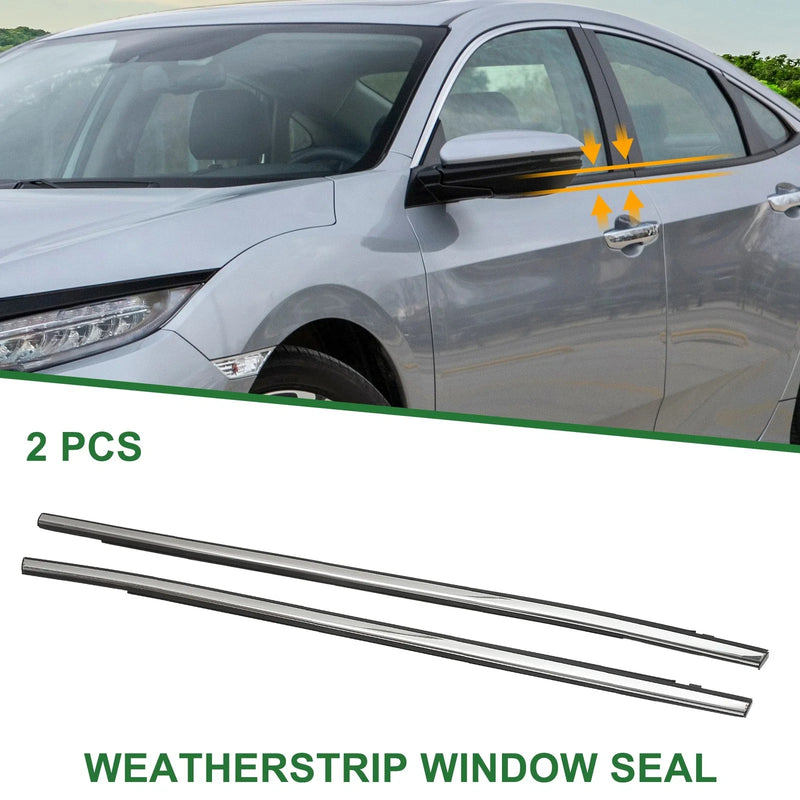 Honda Civic Rear Weatherstrip Window Seals (2017-2020)