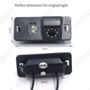 BMW 1 / 3 / 5 / 6 Series X3 X5 CCD HD Rear View Camera W/LED Light (1997-2023)
