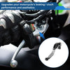 Kawasaki ER-5 Black / Silver Brake/Clutch Levers Adjustable Short Long