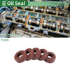 Oil Seal / 5 pcs 10x22x8mm / Rotary Shaft Seal Fluorine Rubber