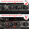 Toyota Tacoma Black AC Climate Control Knob Trim (2016-2023)
