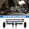 Dodge Ram 1500 6x Front Inner Outer Tie Rod End Links Kit (2006-2010)