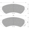 Nissan Bluebird U13 2.4L KA24DE Front Disc Brake Pads Set (1993-1997)