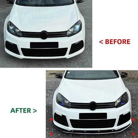 Volkswagen Golf 6R MK6 R Front Spoiler Lip (2010-2014)