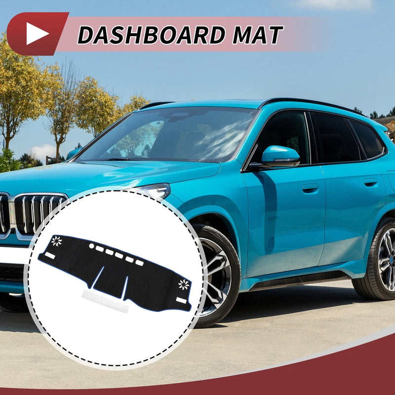 Toyota RAV4 2019-2021 Sun Protector Black Blue Dashboard Cover Mat