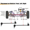 Dodge Caliber 2pcs Front Sway Bar Links (2009-2012)