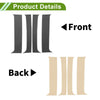Chevy Blazer 1995-2005 Carbon Fiber Black 4pcs Pillar Window Trim