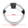 Harley 5" Chrome Bezel Trim Ring Visor Cover