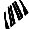 Jeep Grand Cherokee 6 x Side Window Door Pillar Post Covers (2011-2021)