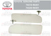 TOYOTA Land Cruiser BJ40 FJ40 2 x Sun Shade Visors R&L Set (1969–1978)