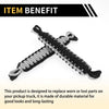 Jeep Wrangler TJ JK JKU (2007-2018) Black Gray 2 x Door Limiting Straps