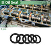Oil Seal 55x75x10mm Seal Ring Rotary Shaft NBR Rubber High Pressure Black