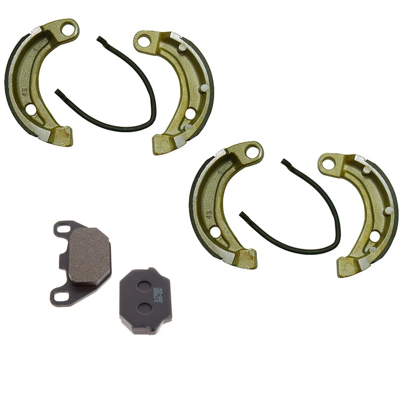 Arctic Cat DVX90 & Utility 90 2 x Front Brake Shoes & Rear Pads (2006–2014)
