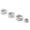Honda Civic (2022 - Present) Silver 4 x AC Climate Control Knob Ring Covers