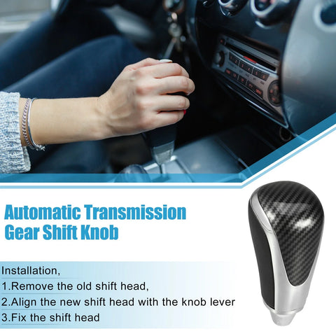 Toyota Hilux Automatic Gear Shift Knob Black Carbon Fiber (2005–2012)