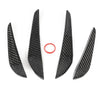 21-24 BMW G80 M3 G82 M4 Real Carbon Fiber Front Bumper Canard Fins 2 x