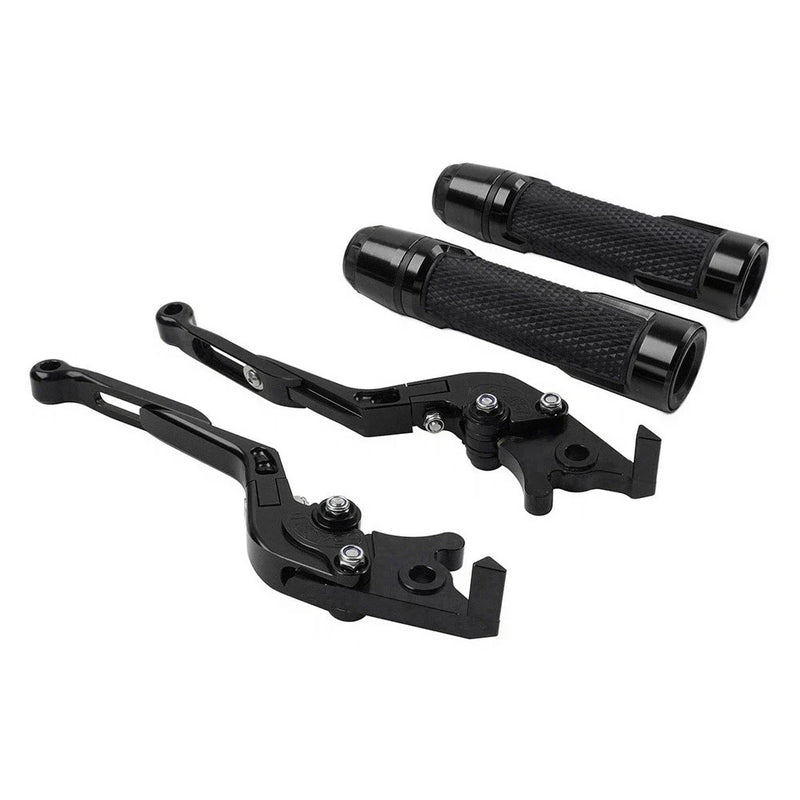 Suzuki DL1000 Fold Extendable Brake Clutch Levers & Handlebar Grips (2002-2023)