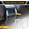 Toyota Tundra Rear A/C Air Vent Cover Trims (2022-2024)