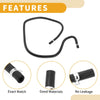 Ford Mondeo (2000-2007) Rubber Black 1 Pc Cooler Hose