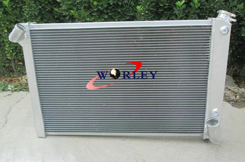 Chevrolet Corvette Champion Aluminum Radiator & Fans (1969-1972)