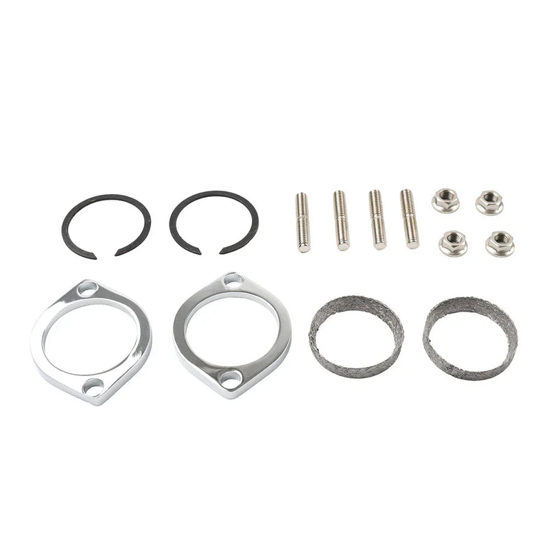 Harley Big Twin Exhaust Flange Install Kit  Flanges Gaskets Nuts Washers