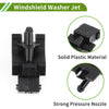 Toyota Sienna, Venza Windshield Washer Nozzle  Black (2004-2023)