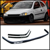 Opel Corsa C 2 Piece Euro Front Bumper Splitter (2000-2006)