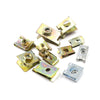 Car Auto Body Panel Fender Bumper Fasteners 150 x Metal U-Type Clips